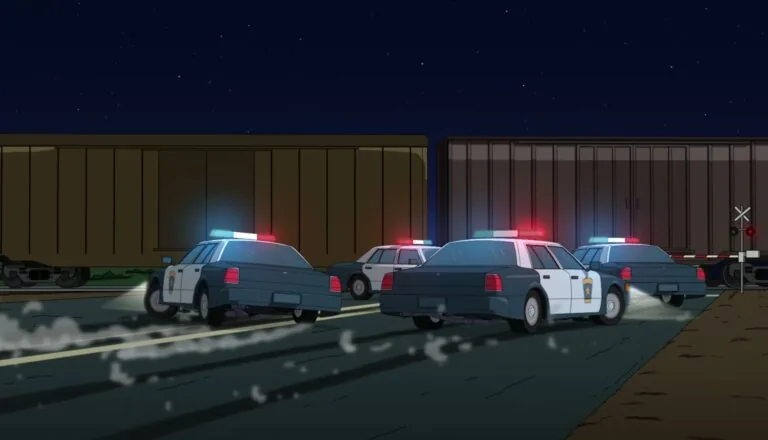 Момент из 15 серии 20 сезона